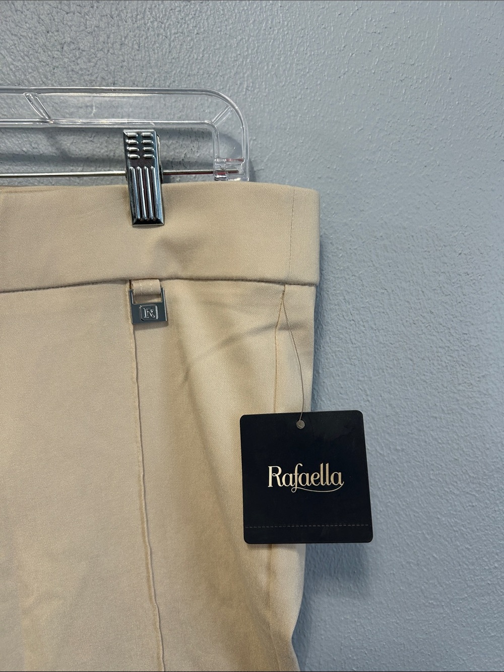 Rafaella Light Beige Straight Leg Dress Pants - Picture 2 of 7